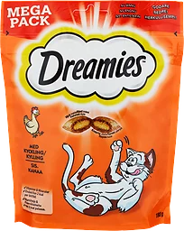 Kyckling Dreamies Mega Pack Kattgodis