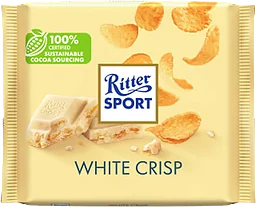 Chokladkaka White Crisp 100g Ritter