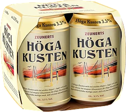 Öl Höga Kusten 3,5% 33cl 4-p Zeunerts