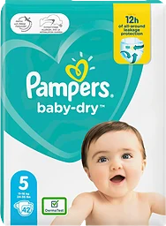 Blöjor Baby-Dry Strl 5 11-16kg 42-pack Pampers