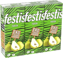 Fruktdryck Päron Ekologisk 20cl 3-p Festis
