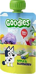 Barnsnacks Bluey apple & blueberry 3år 100g Goodies
