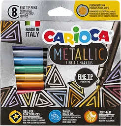 Fineliner Metallic 8-p Carioca