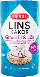 Glutenfria Linskakor Gräddfil & Lök