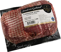 Lammstek benfri nätad ca 1,2kg Smak av Gotland