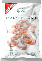 Räkor Skalade frysta 300g KRAV Ullmo