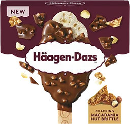 Cracking macadamia nut brittle 3-p Häagen-Dazs