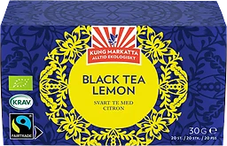 Svart Te Lemon 30g Kung markatta