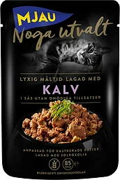 Kattmat Kalv 85g Mjau