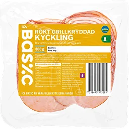 Kyckling Rökt Grillkryddad 300g ICA Basic