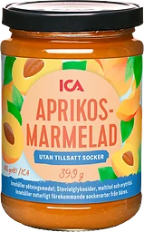 Aprikosmarmelad utan tillsatt socker 390g ICA