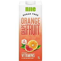 Juice Orange Grapefruit Sockerfri 1l NJIE