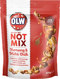 Nötmix Honung & Mild Chili 200g OLW