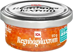 Regnbågslaxrom Miljömärkt 50g ICA