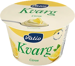 Kvarg Citron Laktosfri 7% 200g Valio