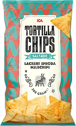 Tortillachips Naturell 200g ICA
