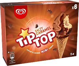 Glass TipTop Salty Caramel Mini 6-p Heartbrand