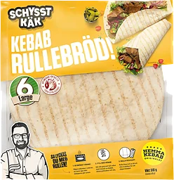 Kebabrullebröd 6-p 510g Schysst käk