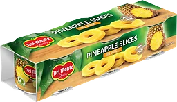 Ananasskivor i juice 3-p 660g Del Monte