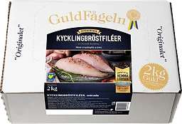 Kycklingbröstfiléer Fryst 2kg Guldfågeln