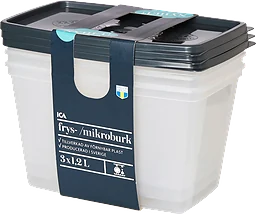 Frys- och Mikroburk 1,2l 3-p ICA
