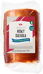Rökt skinka bit ca 375g ICA