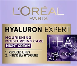Nattkräm för ansikte Hyaluron Expert Night Cream 50ml Loreal
