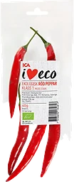 Röd peppar Ekologisk 40g Klass 1 ICA I love eco