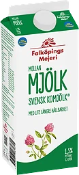 Mellanmjölk 1,5% Längre Hållbarhet 1,5l Falköpings Mejeri