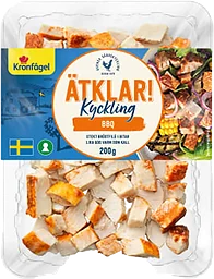 Kycklingbitar Ätklar Tärnad BBQ 200g Kronfågel