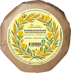 Surdegsknäcke med bockhornsklöver 135g Pyramidbageriet