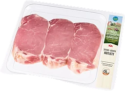 Kotlett Färsk Benfri Skivad ca 450g ICA