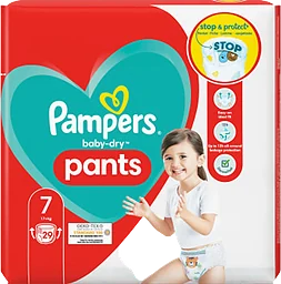 Byxblöjor Baby Dry Pants 7 17+kg 29-p