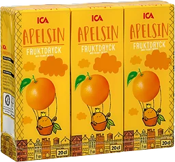 Fruktdryck Apelsin 3-p 60cl ICA
