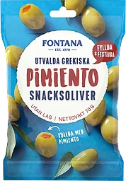 Snacksoliver Pimiento Fyllda 70g Fontana
