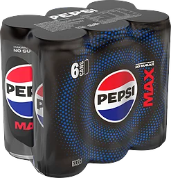 Pepsi Max 6p Läsk Burk