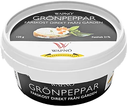 Färskost Grönpeppar Wapnö