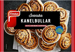 Kanelbullar Fryst 12-p 420g Findus