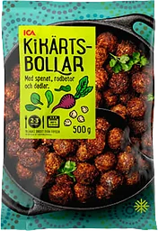 Kikärtsbollar Spenat Rödbetor & Dadlar Vegansk 500g ICA