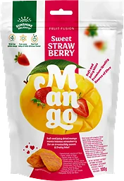Torkad frukt Sweet Strawberry Mango 100g Sunshine Delights