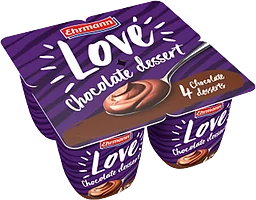 Pudding Choklad Love Dessert 4-p 2% 400g Ehrmann