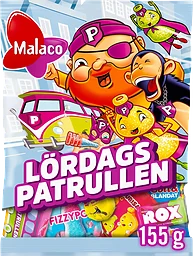 Godis Lördagspatrullen 155g Malaco