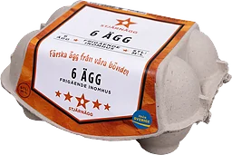 Hushållsägg 6-p Stjärnägg