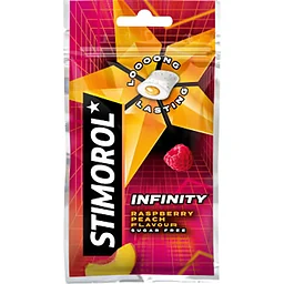 Tuggummi sockerfri Infinity Raspberry/Peach