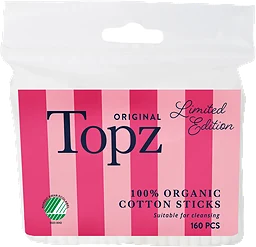 Bomullspinnar Premium Refill 160-p Topz