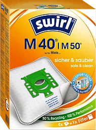 Dammsugarpåse M40/M50 4-pack Swirl
