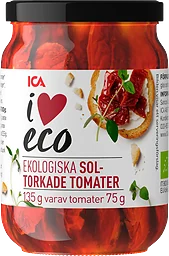 Soltorkade tomater Ekologisk 135g ICA I love eco