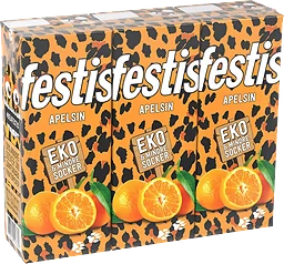 Fruktdryck Apelsin Ekologisk 20cl 3-p