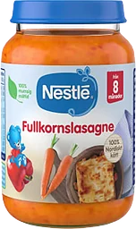 Barnmat Fullkornslasagne 8 mån 190g Nestle