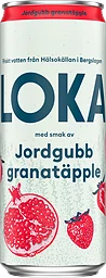 Jordgubb Granatäpple Kolsyrat Vatten Burk